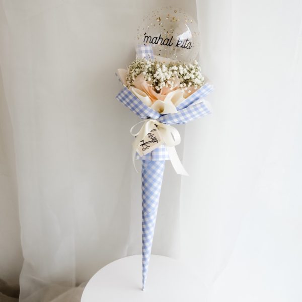 Cone Mini Bouquet - Speech Bubble